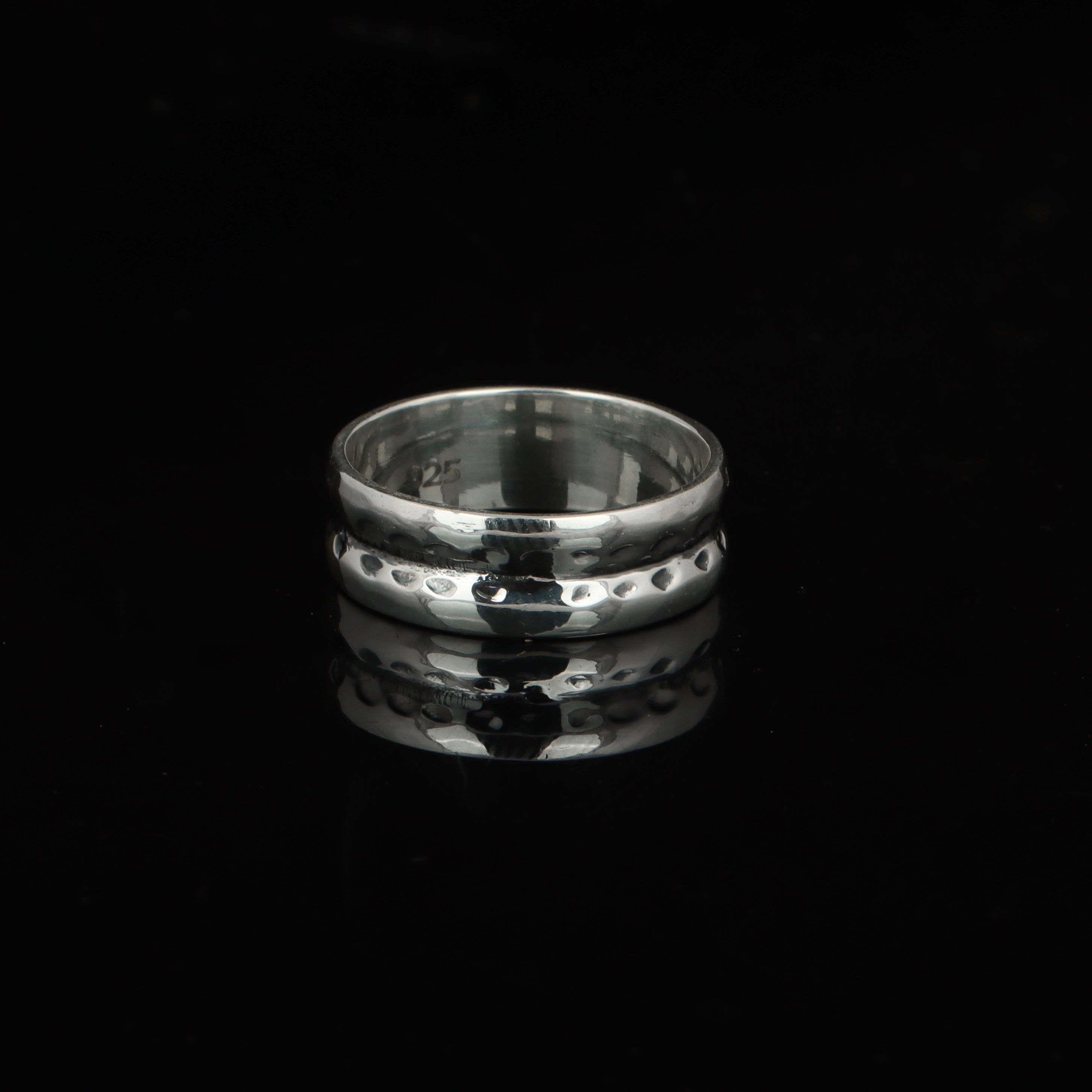 Handcrafted 925 Sterling Silver Band Ring | Minimal Luxury Statement Ring for Men | High Polish Finish