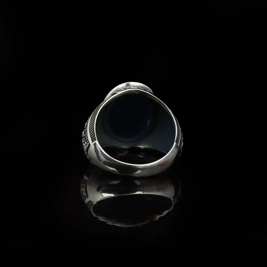 Ocean Crest Opal Ring – 925 Sterling Silver