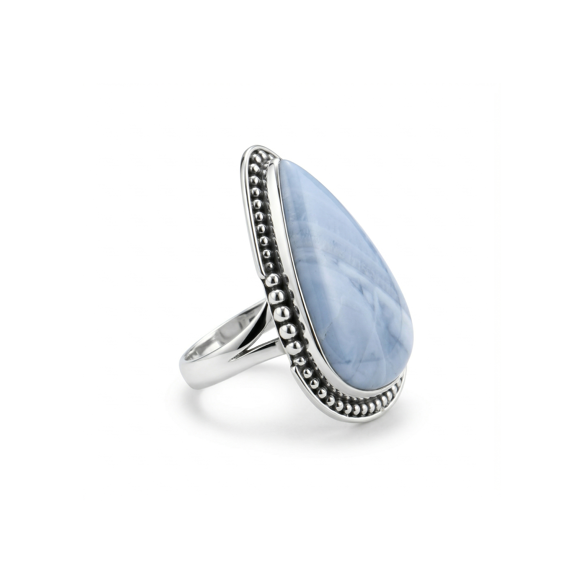 Celestial Drift Charoite Statement Ring – 925 Sterling Silver