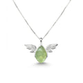 Verdant Wing Peridot Pendant – 925 Sterling Silver
