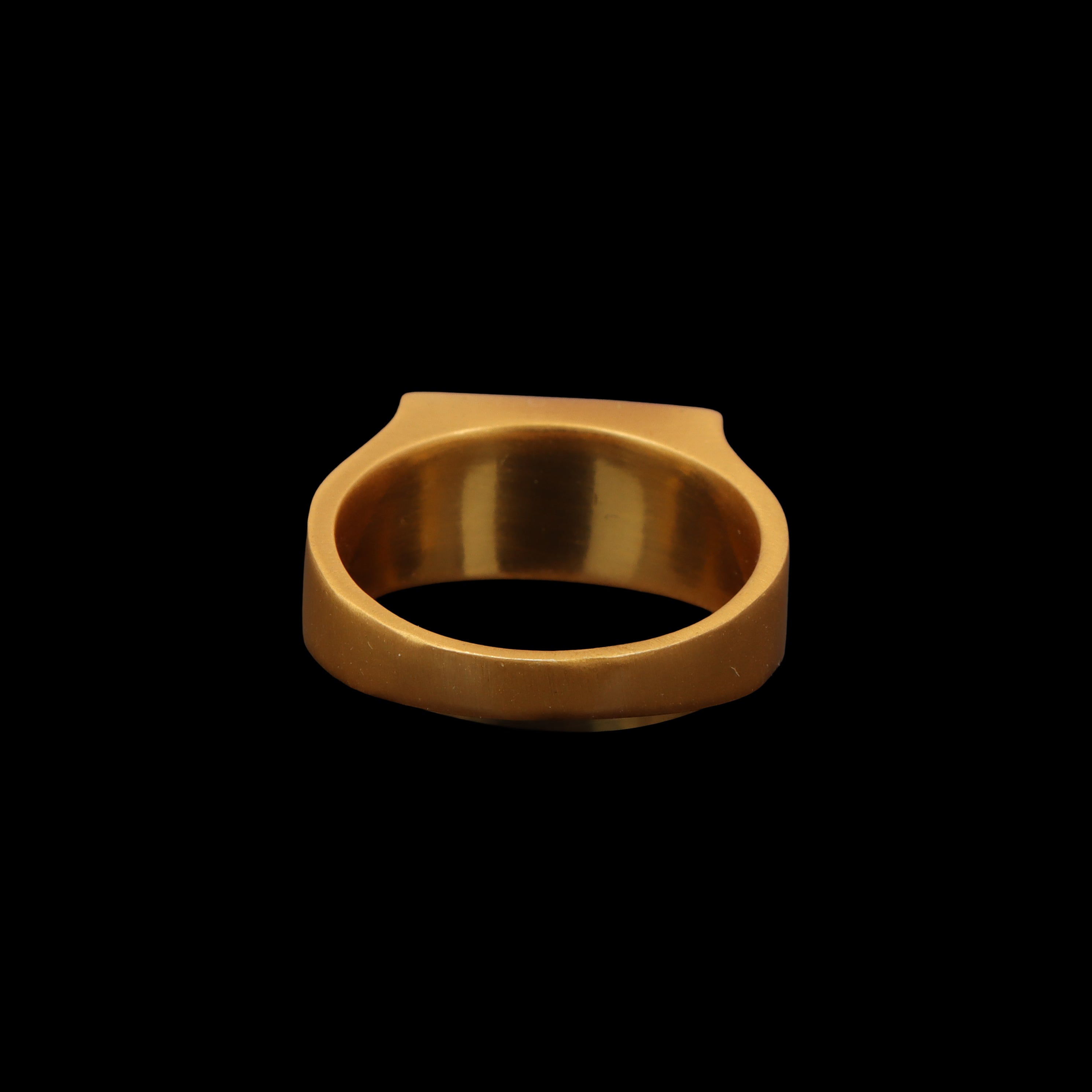 Handcrafted 925 Sterling Silver Black Onyx Ring | Luxury Statement Ring for Men | Matte Finish