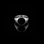 Monarch Black Onyx Signet Ring – 925 Sterling Silver