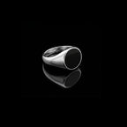 Monarch Black Onyx Signet Ring – 925 Sterling Silver