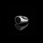 Monarch Black Onyx Signet Ring – 925 Sterling Silver
