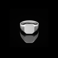 Classic Plain Signet Ring – 925 Sterling Silver