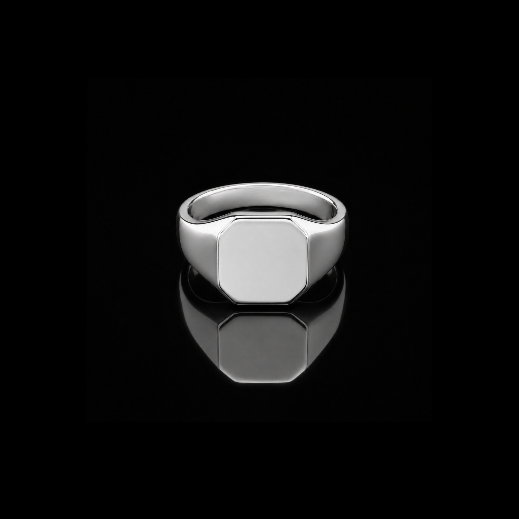 Classic Plain Signet Ring – 925 Sterling Silver