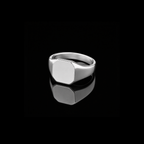 Classic Plain Signet Ring – 925 Sterling Silver