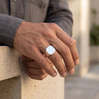 Classic Plain Signet Ring – 925 Sterling Silver