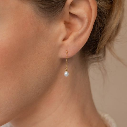 Pearl Drop Earring By Lookjewels